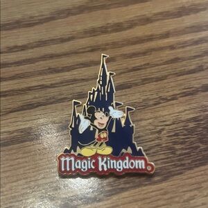 Vintage Disney Magic Kingdom Mickey Castle Enamel Pin - 2006